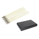 Max Basic Tools Model Painting 20pcs Flat Alligator Clip and Model Stand Tray