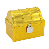 Max Maxb Large Pirate Treasure Chest Toy Antique Theme Party Favors Prop Decor gold