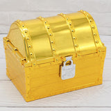 Max Maxb Large Pirate Treasure Chest Toy Antique Theme Party Favors Prop Decor gold