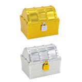 Max Maxb Large Pirate Treasure Chest Toy Antique Theme Party Favors Prop Decor gold