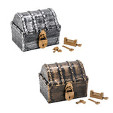 Max Maxb Kids Pirate Treasure Chest Toy Antique Party Favors Props Decoration Bronze