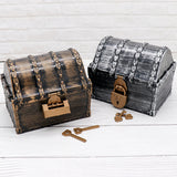 Max Maxb Kids Pirate Treasure Chest Toy Antique Party Favors Props Decoration Bronze