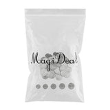 Max Maxb 100Pcs/set Poker Chips 5 10 20 50 100 Coin Casino Game Pirate Coins silver