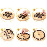 Max Maxb Handmade Wooden Solitaire Game Puzzle Set - 33 x 12mm Art Toy