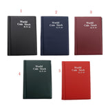Max Maxb 120 Grids Coins Souvenir Coins Currency Collector PU Album Book  Black