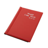 Max Maxb 120 Grids Coins Souvenir Coins Currency Collector PU Album Book  Red
