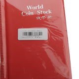 Max Maxb 120 Grids Coins Souvenir Coins Currency Collector PU Album Book  Red