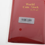 Max Maxb 120 Coins Commemorative Coin Currency Collector PU Album Book  Red