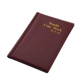 Max Maxb 120 Coins Commemorative Coin Currency Collector PU Album Book   Dark Red