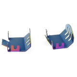 Max Maxb Colorful Steel Chassis Skid Plate Guards Combo for TRAXXAS TRX4 RC Crawler