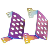 Max Maxb Colorful Steel Chassis Skid Plate Guards Combo for TRAXXAS TRX4 RC Crawler
