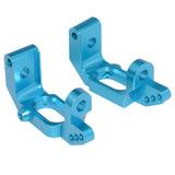 Max Maxb 2Piece Aolly Front Hub Carrier 102010 02015 for 1/10 HSP 94123 RC Car Blue