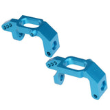 Max Maxb 2Piece Aolly Front Hub Carrier 102010 02015 for 1/10 HSP 94123 RC Car Blue