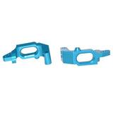 Max Maxb 2Piece Aolly Front Hub Carrier 102010 02015 for 1/10 HSP 94123 RC Car Blue