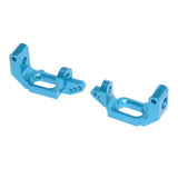 Max Maxb 2Piece Aolly Front Hub Carrier 102010 02015 for 1/10 HSP 94123 RC Car Blue