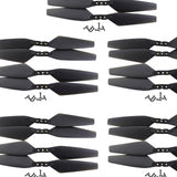 Max Maxb 20pcs Plastic Blade Propeller Props for MJX Bugs 4W B4W EX3 D88 RC Drone