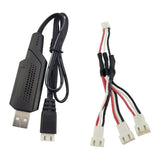 Maxbell Quadcopter USB Charger Cable +1 to 3 Charger Cable Set