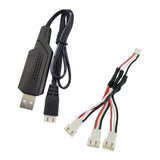 Maxbell Quadcopter USB Charger Cable +1 to 3 Charger Cable Set