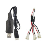 Maxbell Quadcopter USB Charger Cable +1 to 3 Charger Cable Set