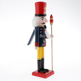Maxbell 30cm Wooden Nutcracker Solider Figures Model Puppet Doll SB58349 Blue