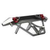 Maxbell 1/10 RC Car Metal Rear Bumper with Spare Tire Carrier for Axial SCX10 Parts