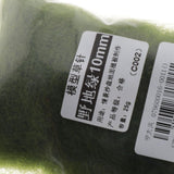 Maxbell Artificial Grass Powder Model Building Decor DIY Accessory 10mm Wild Green