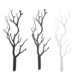 Maxbell Landscape Model Bare Tree Branch for Model Train Track Building Layout Black