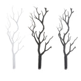 Maxbell Landscape Model Bare Tree Branch for Model Train Track Building Layout Black