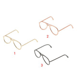 Maxbell 1/6 Scale Alloy Glasses Frame For 12" Female & Male Action Figures gold