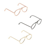 Maxbell 1/6 Scale Alloy Glasses Frame For 12" Female & Male Action Figures gold