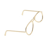Maxbell 1/6 Scale Alloy Glasses Frame For 12" Female & Male Action Figures gold