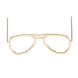 Maxbell 1/6 Scale Alloy Glasses Frame For 12" Female & Male Action Figures gold