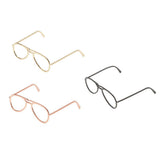 Maxbell 1/6 Scale Alloy Glasses Frame For 12" Female & Male Action Figures gold