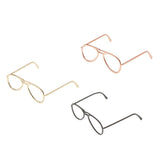 Maxbell 1/6 Scale Alloy Glasses Frame For 12" Female & Male Action Figures gold