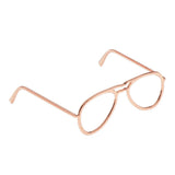 Maxbell 1/6 Scale Alloy Glasses Frame For 12" Female & Male Action Figures rose gold