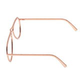 Maxbell 1/6 Scale Alloy Glasses Frame For 12" Female & Male Action Figures rose gold