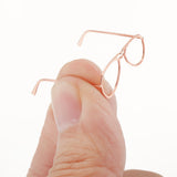Maxbell 1/6 Scale Alloy Glasses Frame For 12" Female & Male Action Figures rose gold