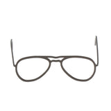 Maxbell 1/6 Scale Alloy Glasses Frame For 12" Female & Male Action Figures black