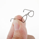 Maxbell 1/6 Scale Alloy Glasses Frame For 12" Female & Male Action Figures black