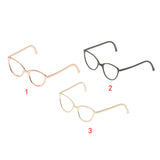 Maxbell 1 / 6 soldier accessories glasses 2.3x2.4cm gold