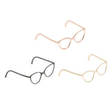 Maxbell 1 / 6 soldier accessories glasses 2.3x2.4cm gold