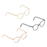 Maxbell 1 / 6 soldier accessories glasses 2.3x2.4cm gold