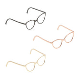 Maxbell 1 / 6 soldier accessories glasses 2.3x2.4cm gold