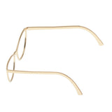 Maxbell 1 / 6 soldier accessories glasses 2.3x2.4cm gold