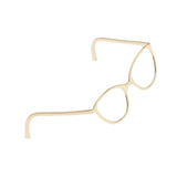 Maxbell 1 / 6 soldier accessories glasses 2.3x2.4cm gold