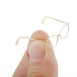 Maxbell 1 / 6 soldier accessories glasses 2.3x2.4cm gold