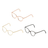 Maxbell 1 / 6 soldier accessories glasses 2.3x2.4cm gold