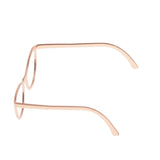 Maxbell 1 / 6 soldier accessories glasses 2.3x2.4cm rose gold