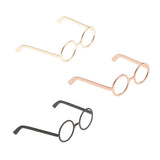 Maxbell 1 / 6 soldier accessories glasses 2.6x2.3cm gold