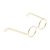Maxbell 1 / 6 soldier accessories glasses 2.6x2.3cm gold